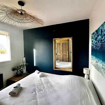 Apartmán Le P'tit Carnon- Modern 200m From The Beach! *